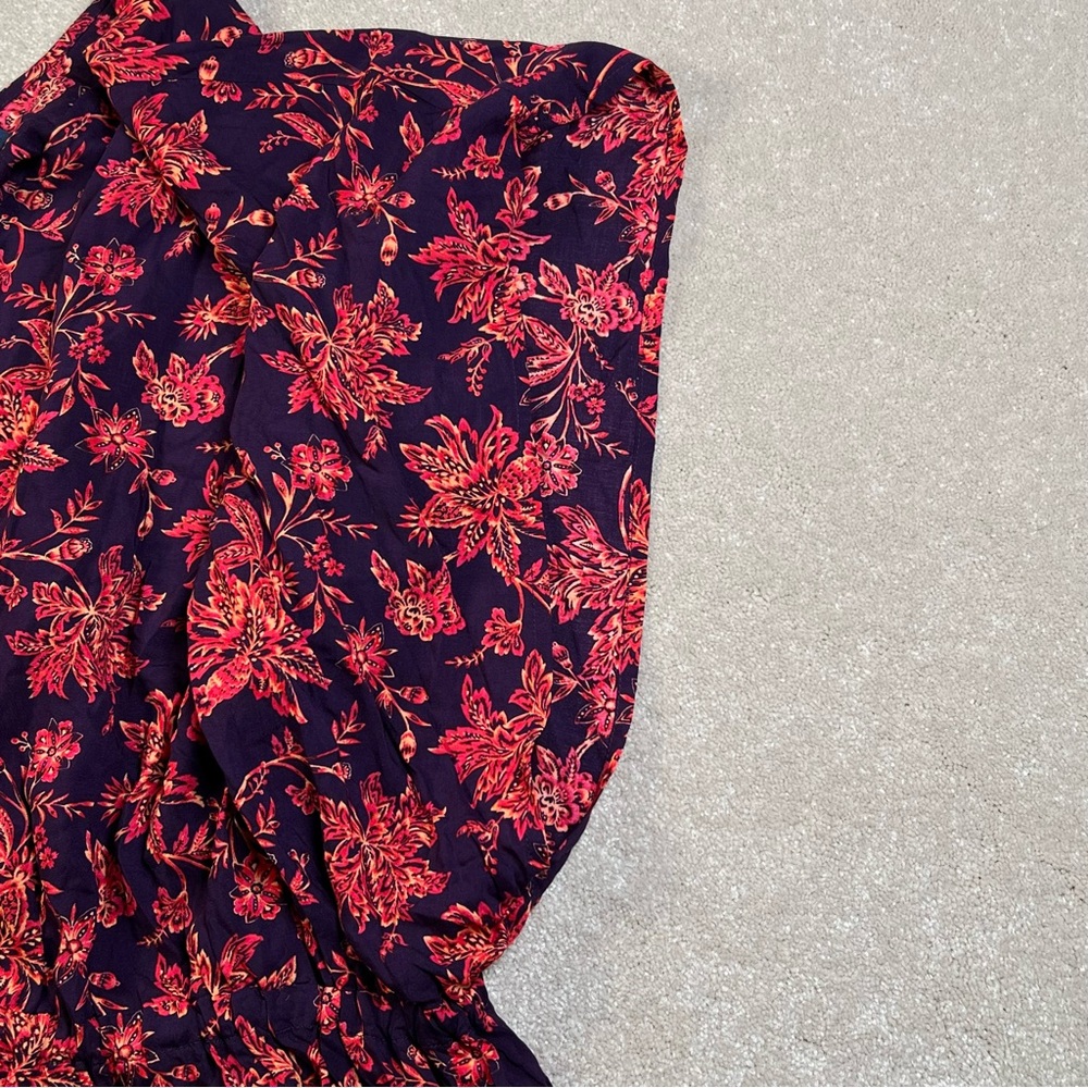 Lands End Floral Dress Lightweight Flowy Short Sleeveless Women's XL-XXL - Picture 6 of 9